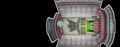 Seat view from Touchdown Club