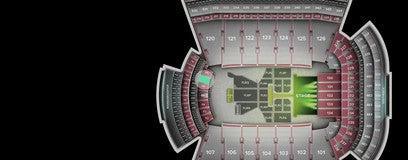 Seat view from Touchdown Club