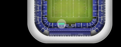 Seat view from Club
