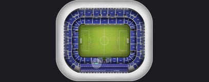 Seat view from Premier Midfield