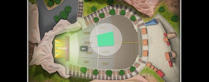 Seat view from Back Center Right