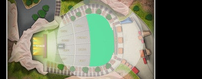 Seat view from General Admission