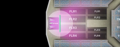 Seat view from 