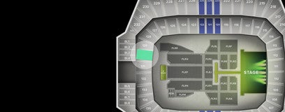 Seat view from Lower End Zone