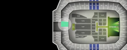 Seat view from Lower End Zone