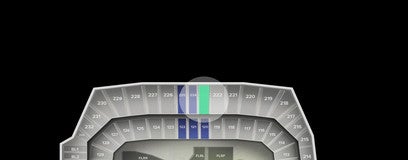 Seat view from Upper Sideline