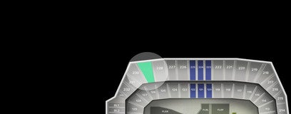 Seat view from Upper Sideline