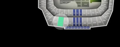 Seat view from Upper Sideline