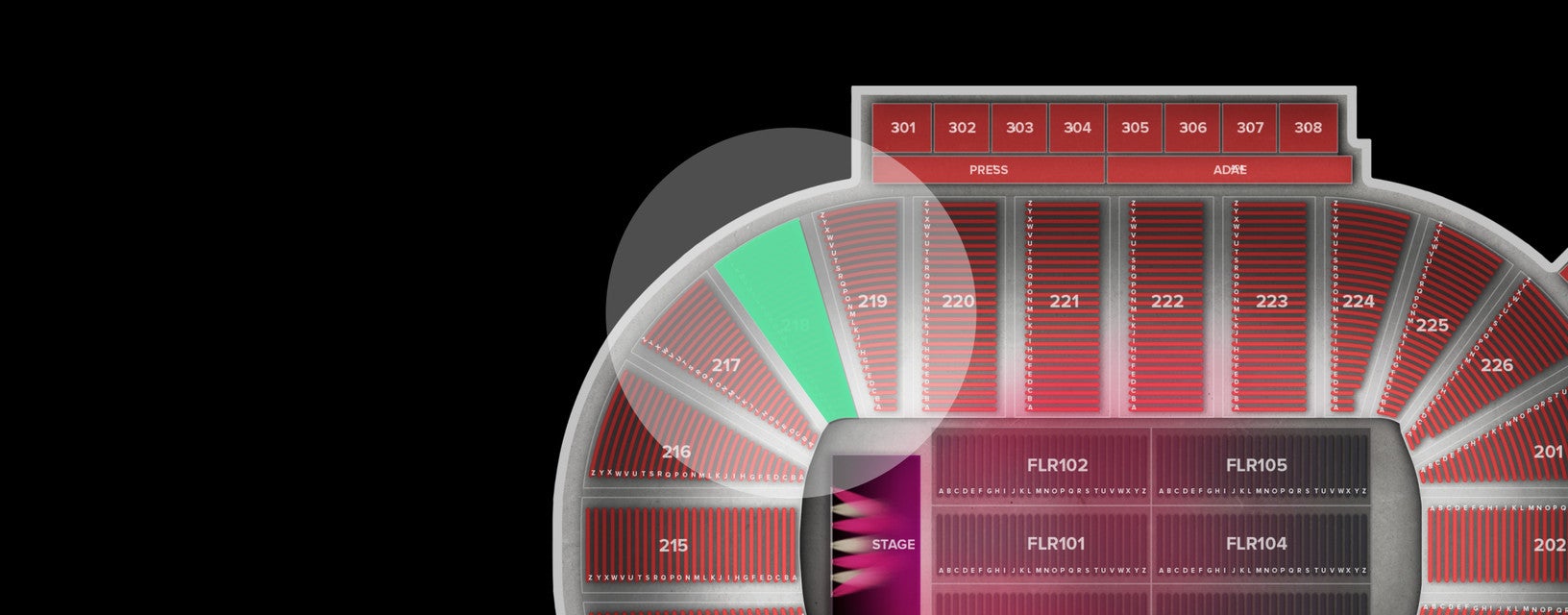 Seat view from Lower