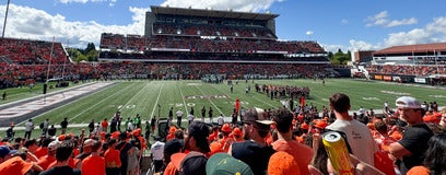 Seat view from Lower Level Sideline