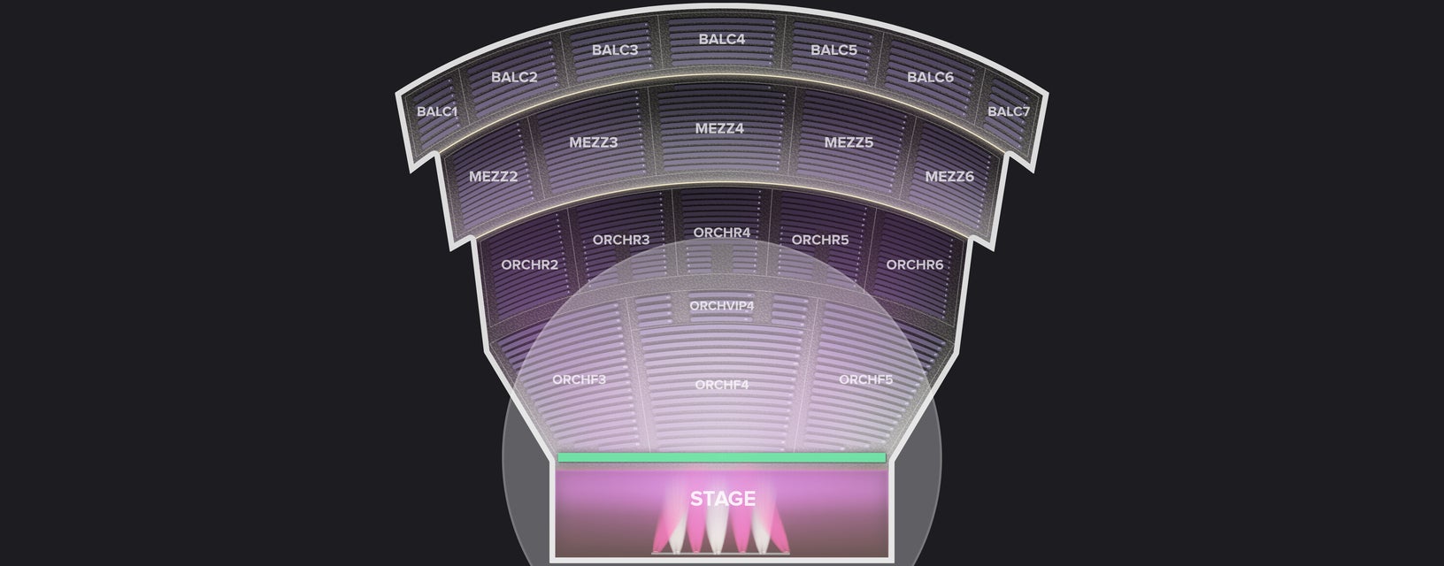 Seat view from Pit GA