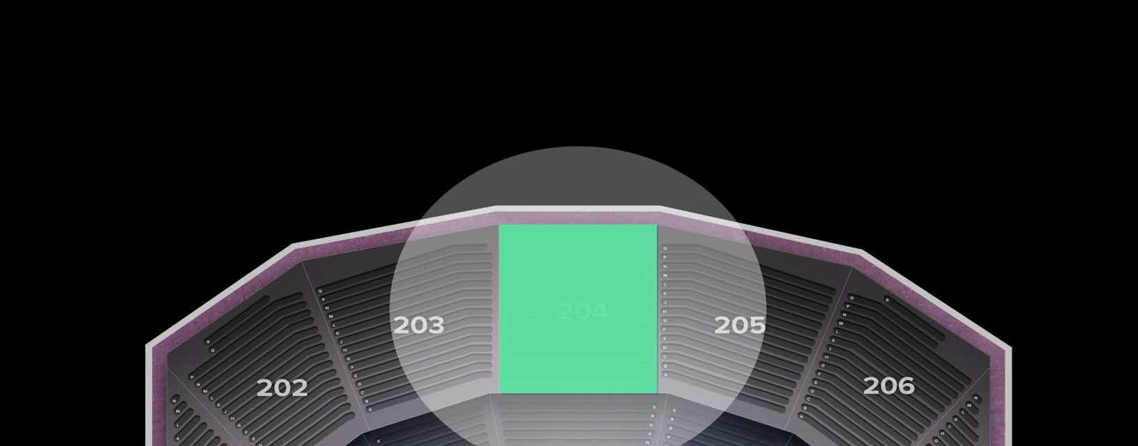 Seat view from Mezzanine