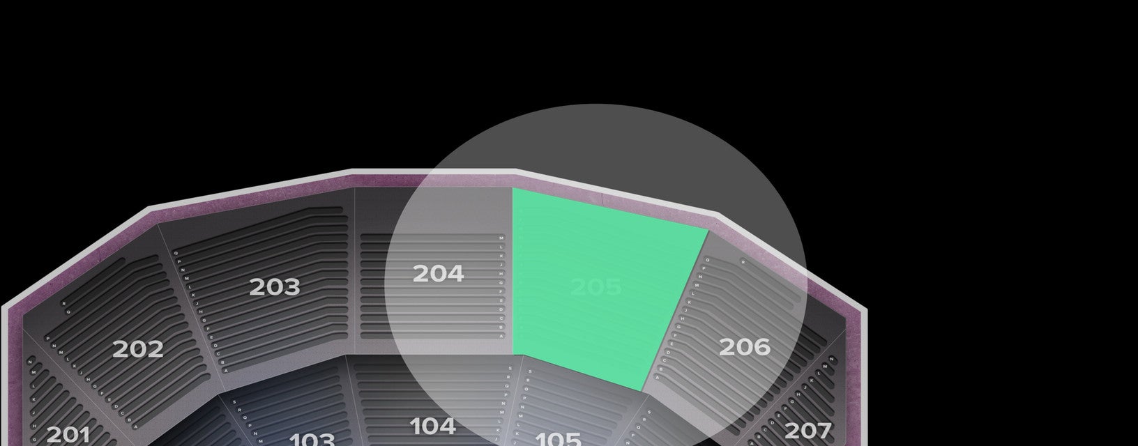 Seat view from Mezzanine