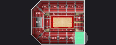 Seat view from Reserved