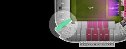 Seat view from Redzone