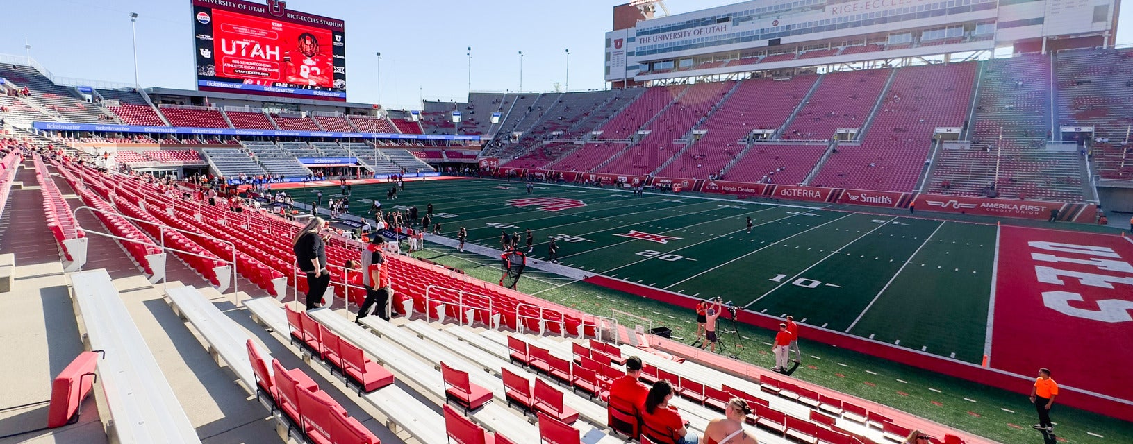 Seat view from Sideline