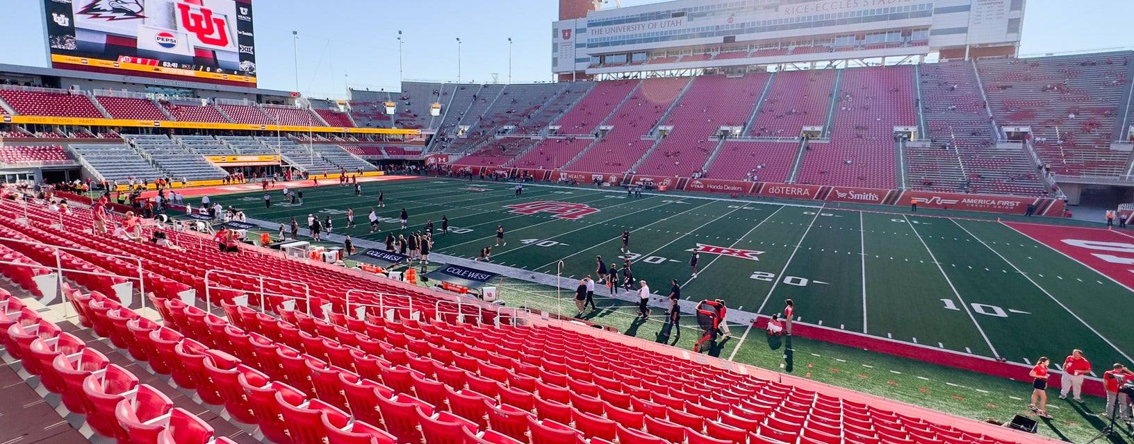 Seat view from Sideline