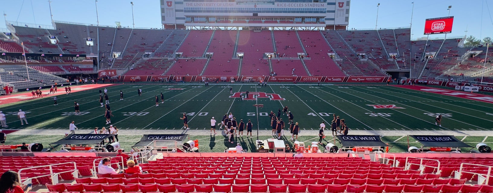 Seat view from Sideline