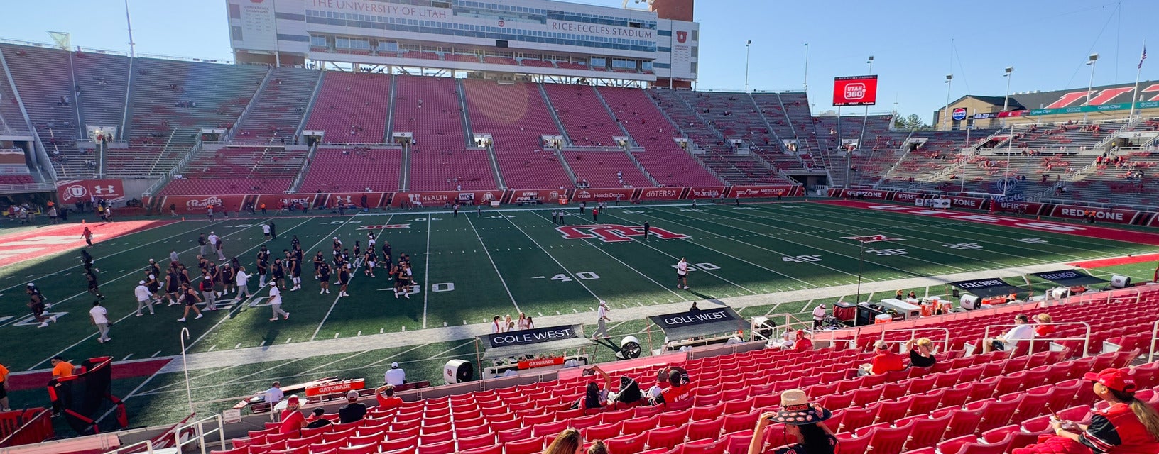 Seat view from Sideline