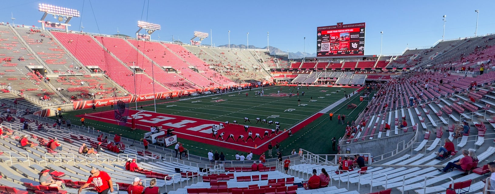 Seat view from Redzone