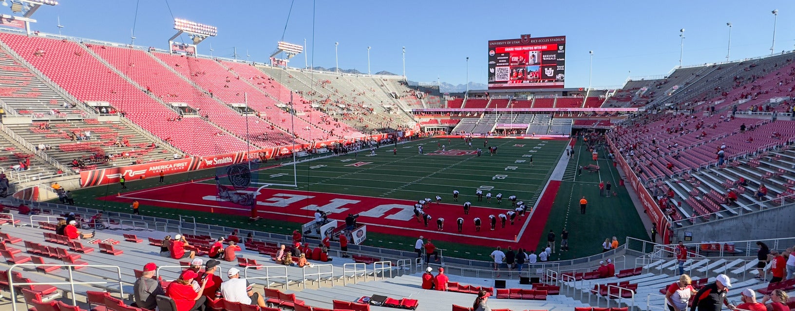 Seat view from Redzone