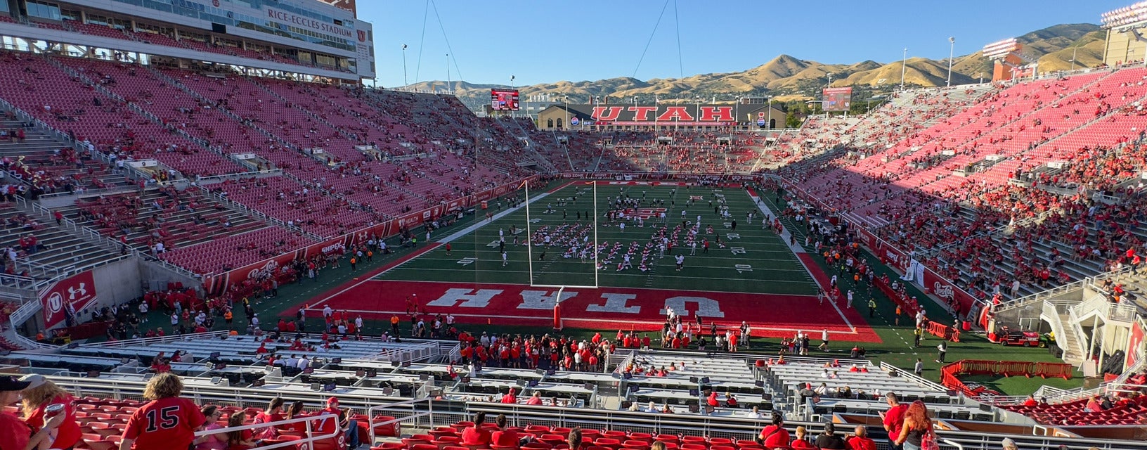 Seat view from End Zone