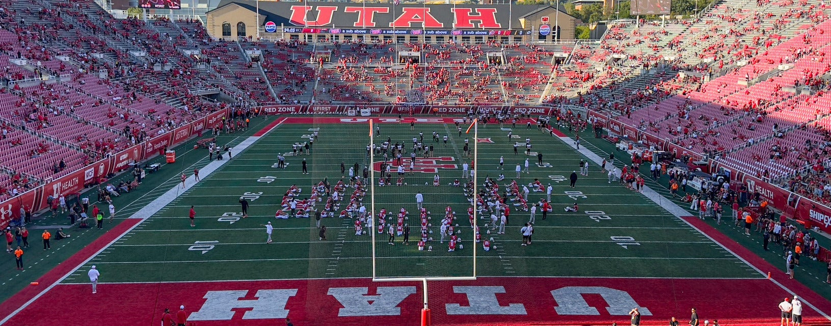 Seat view from End Zone