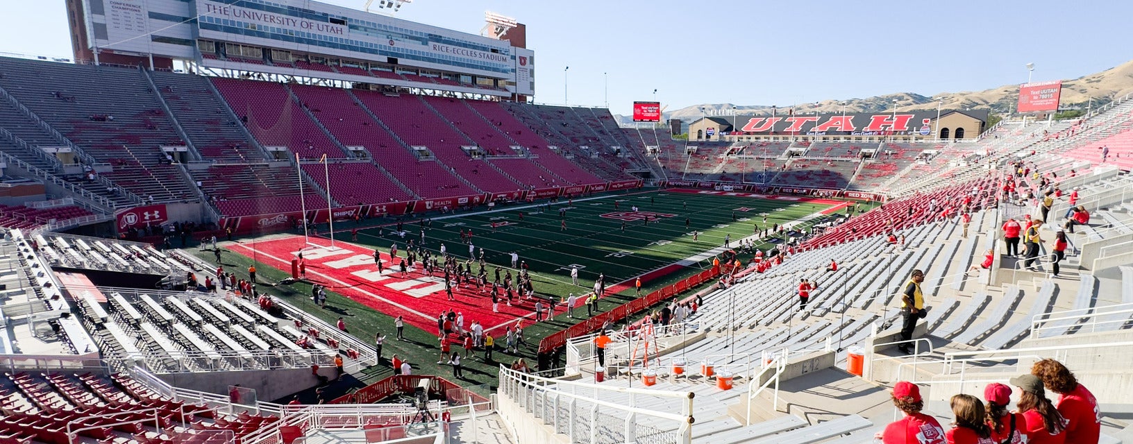 Seat view from End Zone