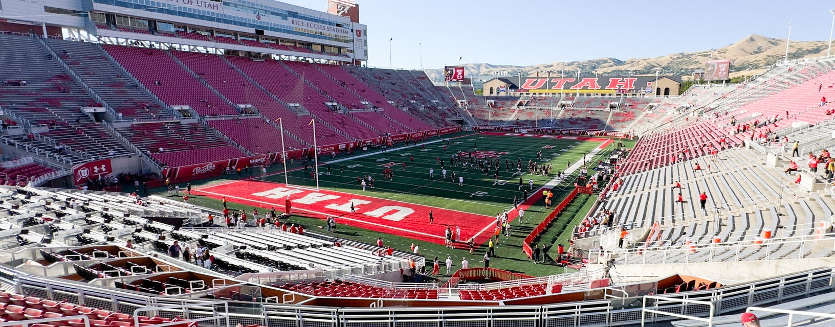 Seat view from End Zone
