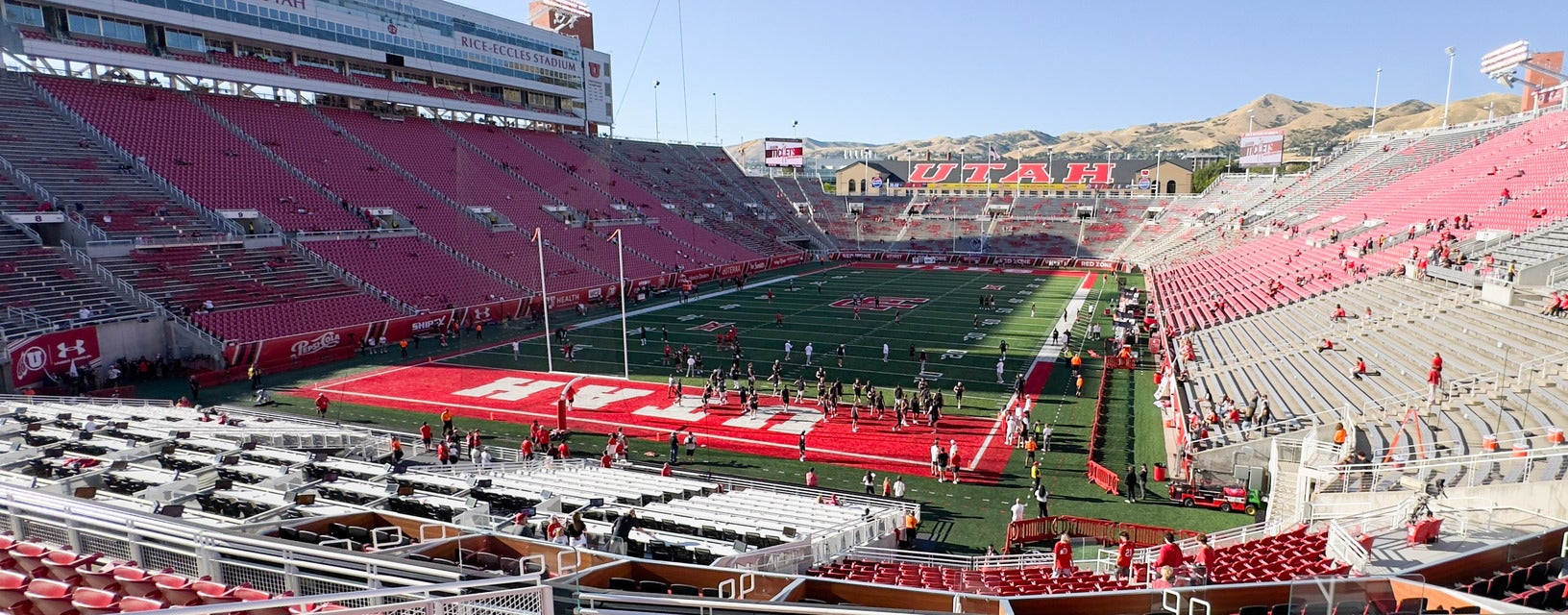Seat view from End Zone