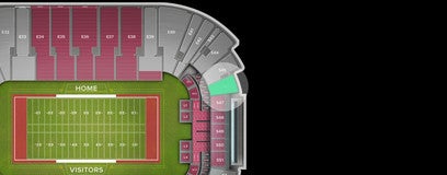 Seat view from End Zone