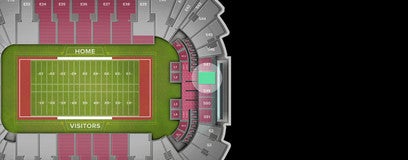 Seat view from End Zone
