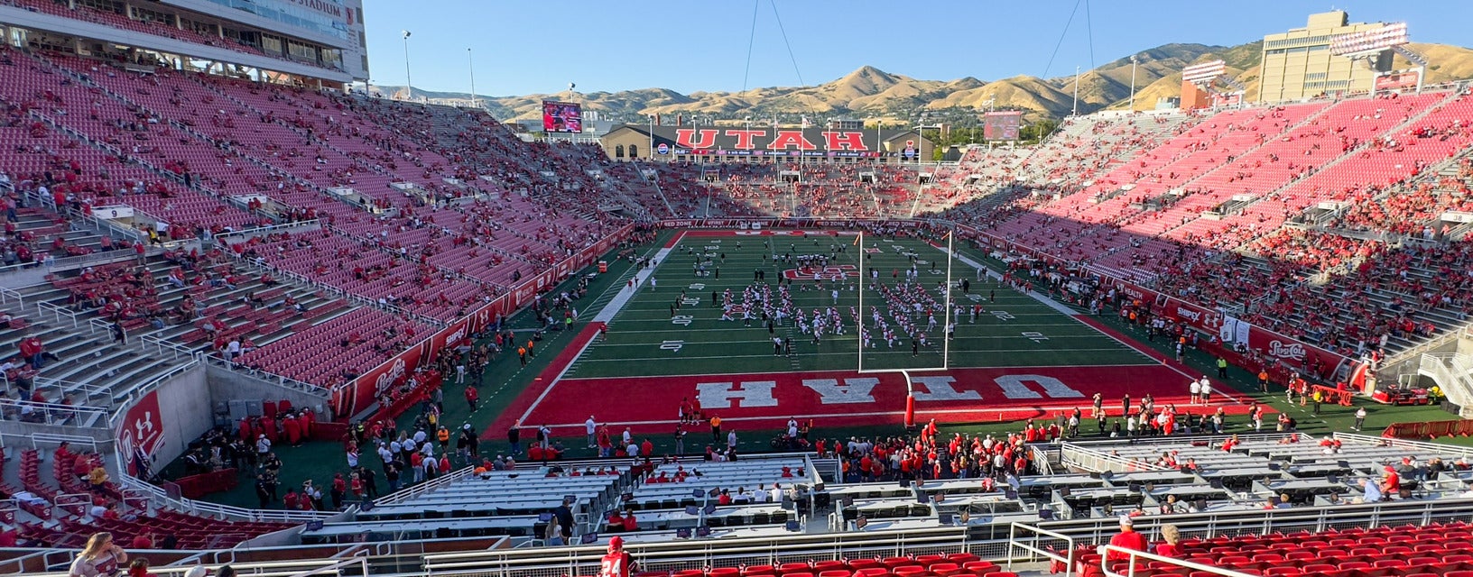 Seat view from End Zone