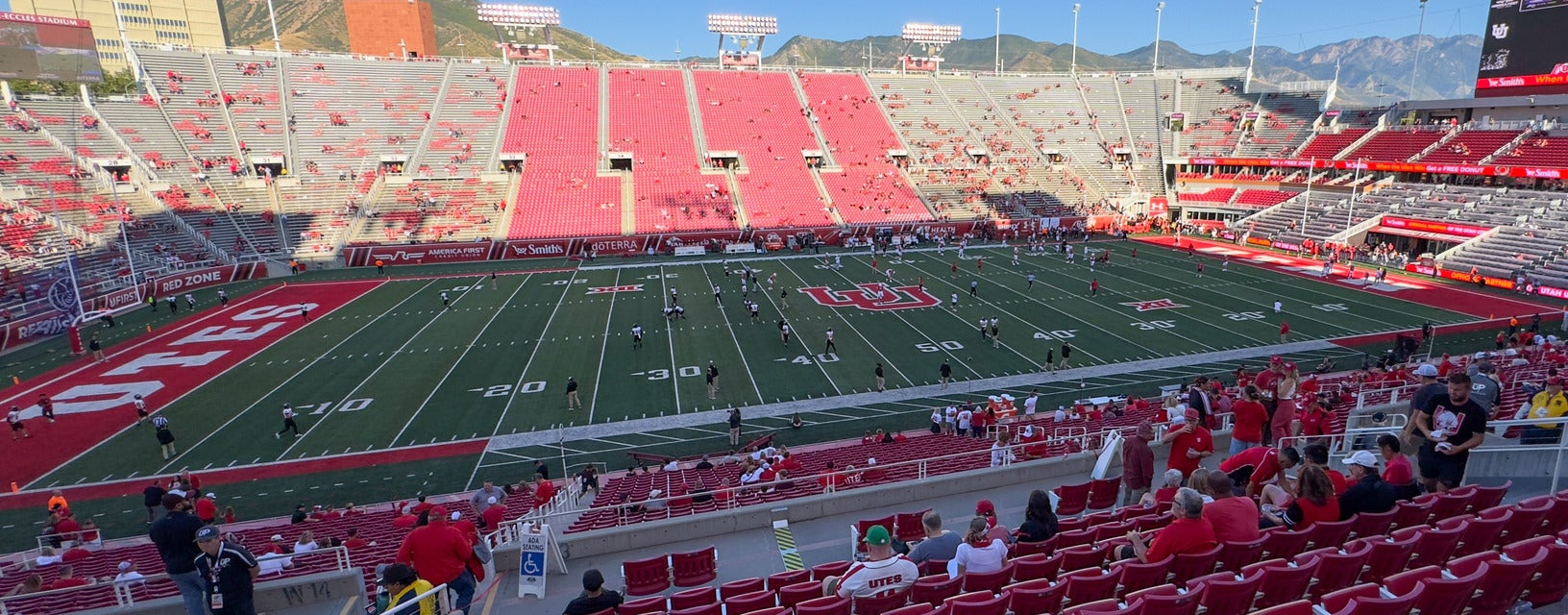 Seat view from Sideline