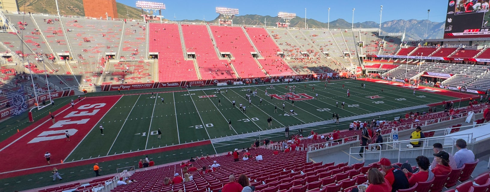Seat view from Sideline