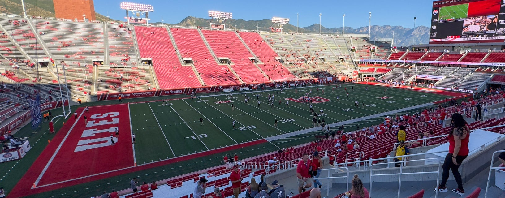 Seat view from Sideline