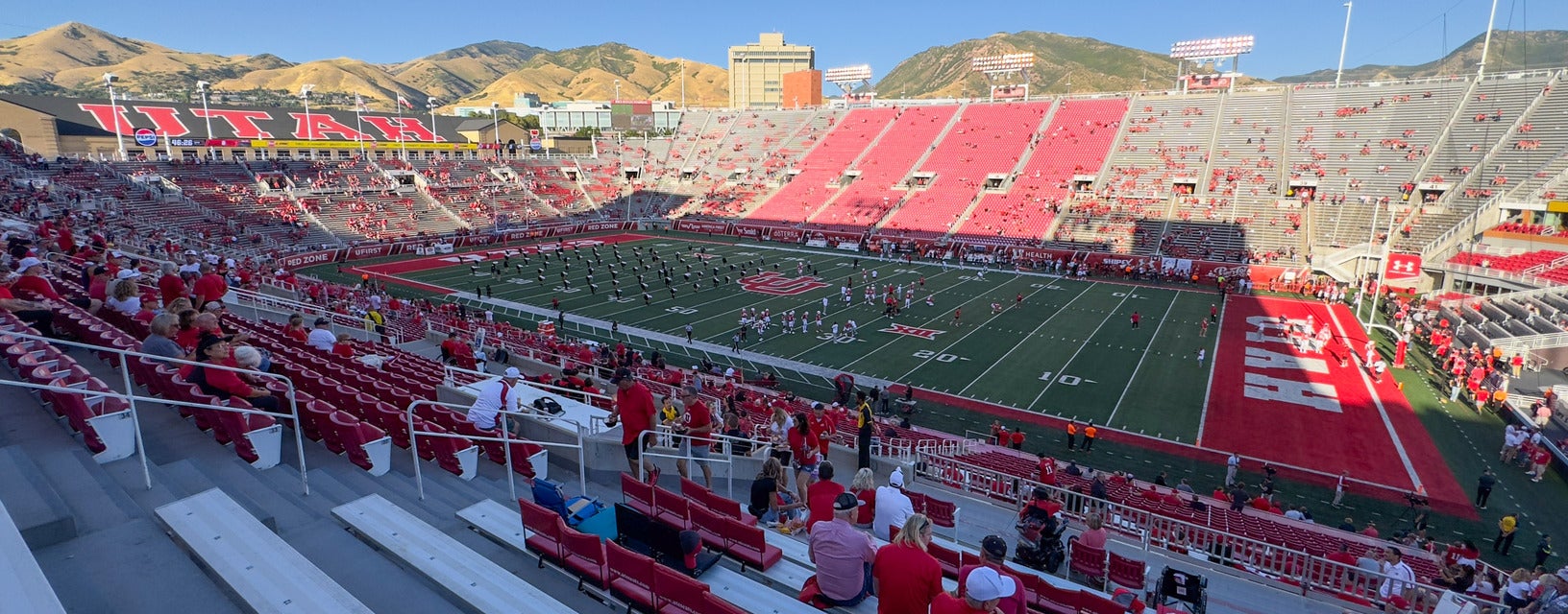 Seat view from Sideline