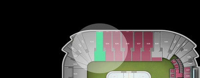 Seat view from Sideline