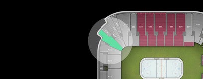 Seat view from Redzone