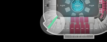 Seat view from Redzone