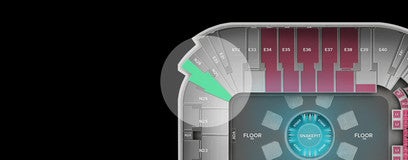 Seat view from Redzone