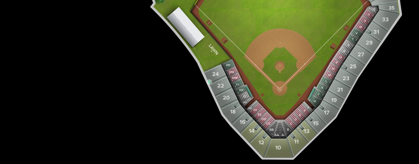 Seat view from Lower