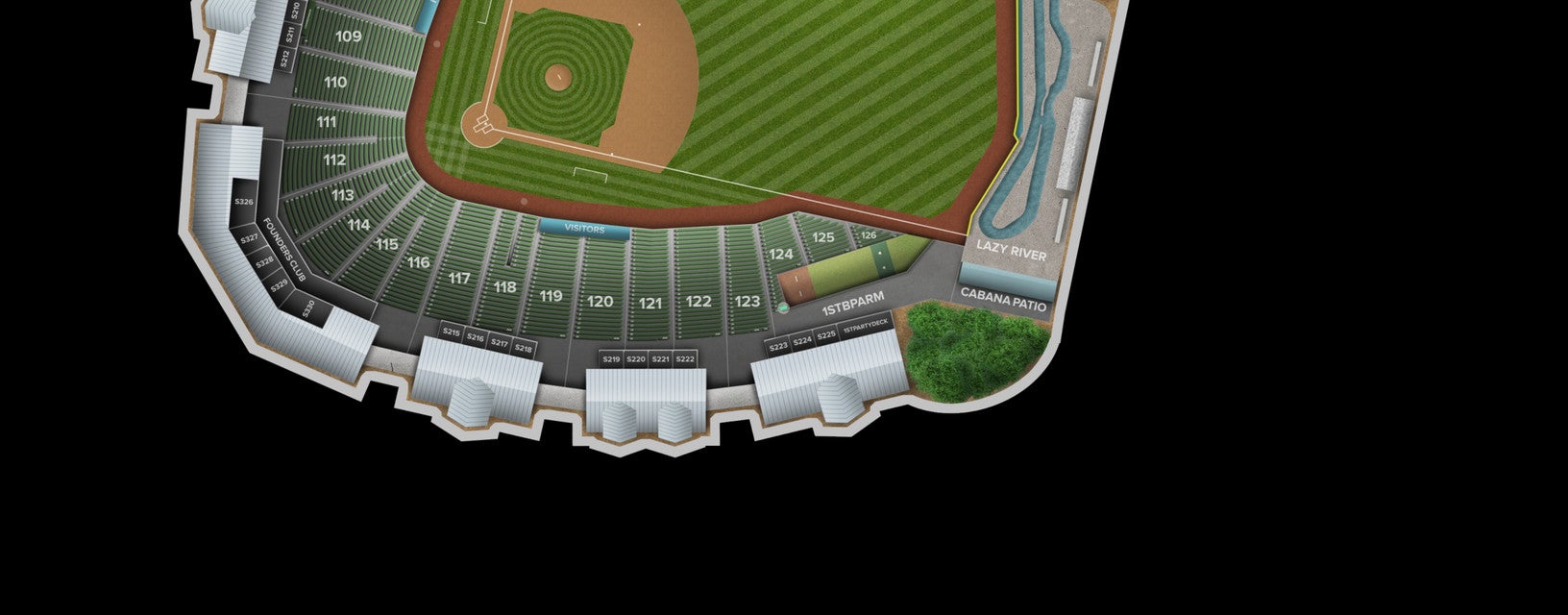Seat view from General Admission