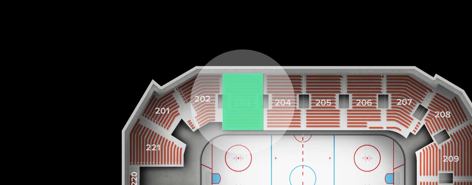 Seat view from Upper