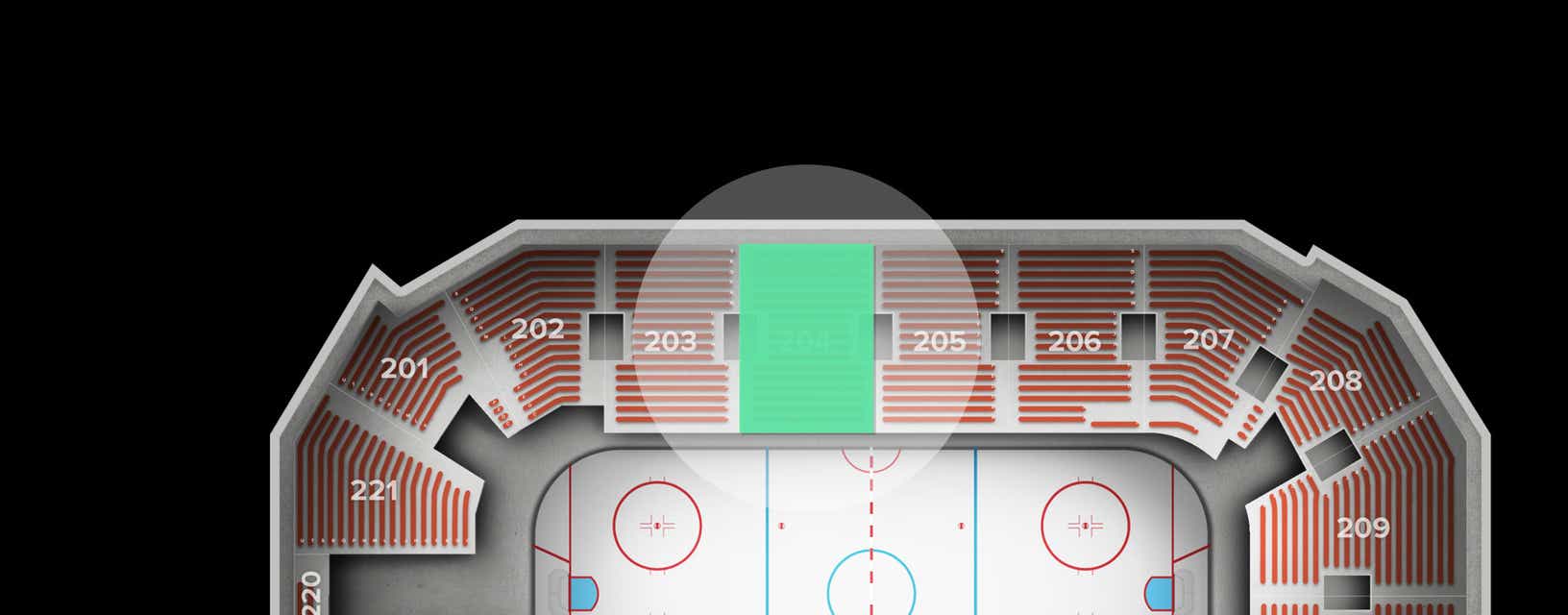 Seat view from Upper