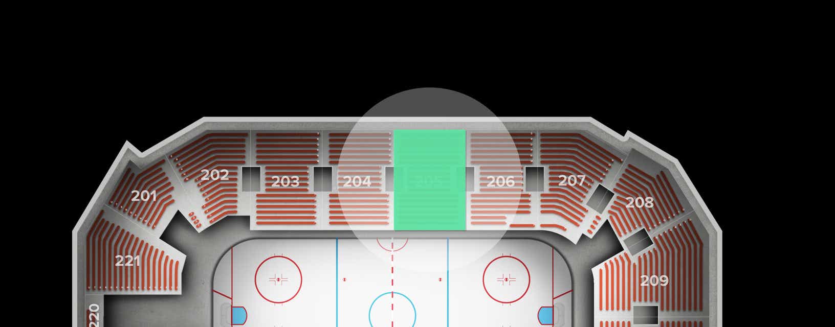 Seat view from Upper