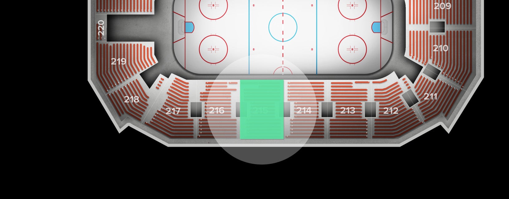 Seat view from Upper