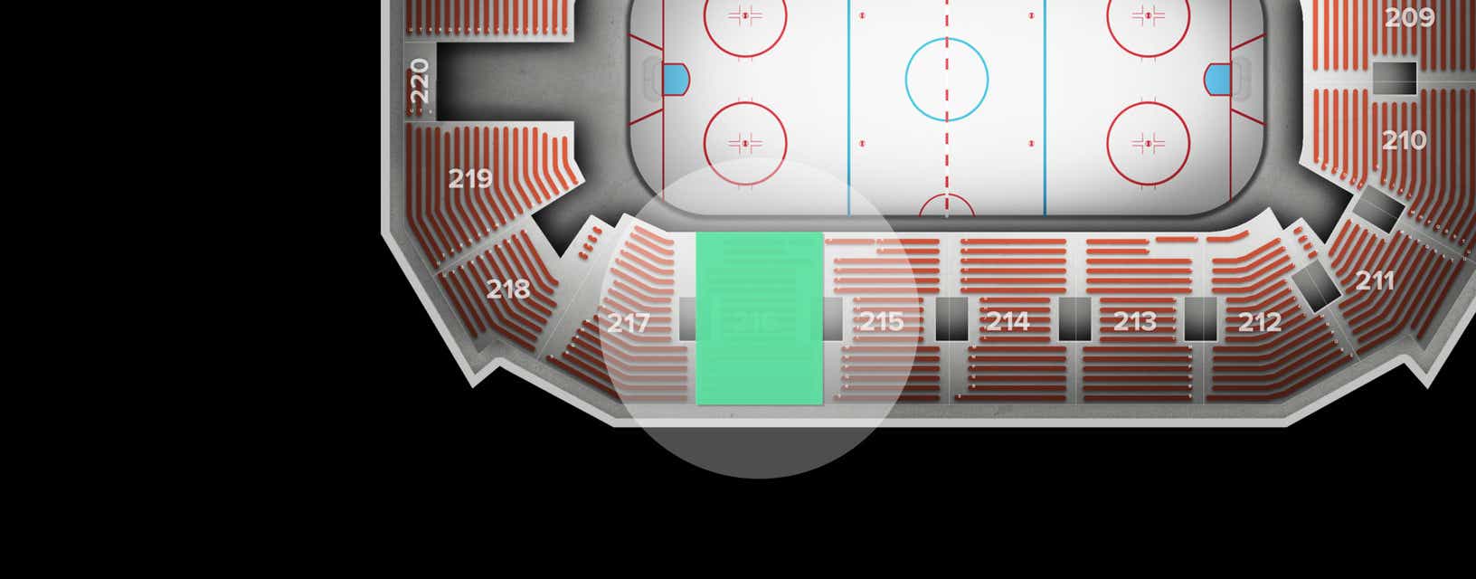 Seat view from Upper