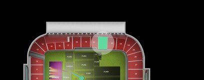 Seat view from Lower level Side