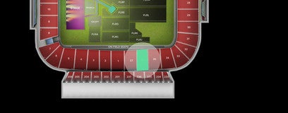 Seat view from Lower level Side